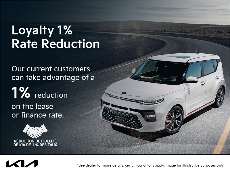 1% Loyalty rate reduction